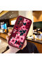 Mi 12 Lite Compatible Pink Floor Pink Live Color Flower Pattern Shockproof Silicone Case - 2