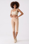 Women's High Waist Capri Leggings Below Knee Stretchy Tummy Control Casual Sport Summer Leggings Premium - 3