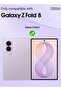 Samsung Galaxy Z Fold 8 Clear Case Anti-Scratches Protective Cover For Z Fold 8 Hard PC Back Cover - 2