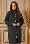 Buttoned Beard Cardigan N3265 Anthracite