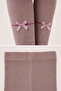 Girls' Bowknot Pantyhose Back to School - 2