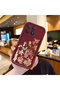 Redmi K90 5g Compatible Burgundy Background Rose Flower Pattern Soft Silicone Shockproof Case - 2