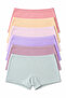 Girls' Report Boxer 6-Pack – Flexible, Soft Textured, Comfortable Daily Children's Underwear