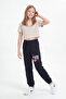 Girl's 3 Thread Printed Double Pocket Jogger Sweatpants - 3