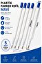 Plastic Ballpoint Pen Refill 5 Pieces 9.9cm Ballpoint Pen Inner Refill Blue Metal Ballpoint Pen Inner Refill