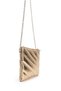 Stylish Quilted Stitched Clutch Women's Crossbody Bag Monaco Gold - 5
