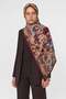 Botanic Pattern Hebei Silk Shawl - 3