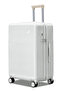 Monarch Expandable PC Medium Checked 24 Inch (20-25kg) Luggage, Hard Shell, Lightweight, Combination Lock, Suitcase