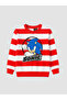 Sonic Printed Striped Boys' Set - 4