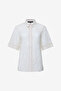 Women's Porcelain Cream Zoe Lace Button Through Shirt - 6