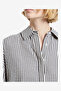 Women's Lia Seersucker Monochrome Striped Relaxed Shirt - 3