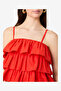 Women's Candied Red Aimee Cotton Strapless Top - 6