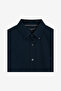 Men's Long Sleeve Twill Navy Blue Oxford Shirt - 5