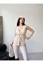 Women's Lace Sleeveless Transparent Blouse - 8