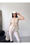 Women's Lace Sleeveless Transparent Blouse - 2