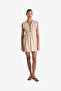 Women's Petit Ging Almnd Nde Rhodes Pop Gingham Smockd Dress - 3