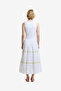 Women's Kayle Mix Tiered Ric Rac White Midi Dress - 3