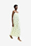 Women's Cucumber Crush Ennis Satin Harper Maxi Dress - 3