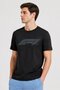 x F1 Men Sportswear Fit Short Sleeve Outdoor T-Shirt, Black - 3