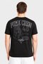 Men Sportswear Fit Short Sleeve Outdoor T-Shirt, Black - 4