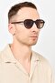Men 2076010035486 342 Round Sunglasses, Black - 2