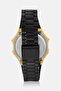 Men A168WEGB-1BDF Digital Stainless Steel Watch 38 mm, Black - 2