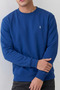 Indigo Oversize Cotton Men's Sweatshirt - 4