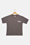 Kids Boy Brand Logo Short Sleeve T-Shirt, Grey - 2