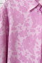 Women's Plus Size Foldable Sleeves Buttoned Patterned Classic Collar Woven Tunic Shirt - 8
