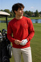 Red Embroidered Standard Men's Sweatshirt - 2