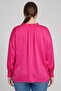 Boss Women Tie Neck Solid Long Sleeve Blouse, Pink - 4