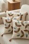 Nature Wreath Punch Embroidered 3-Piece Throw Pillow Cover Set - 7