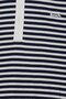 Women Spread Collar Short Sleeve Stripe Polo Shirt, Multicolor - 5