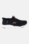 Women Max Cushioning Elite Slip On Walking Shoes, Black - 4