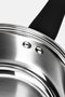 Vision 3 Pieces Stainless Steel Sauce Pans With Glass Lids, Silver - 4