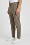 Boss Men Regular Fit Plain Sweatpants, Taupe - 3
