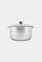 Stainless Steel Amara Casserole With Lid, Silver