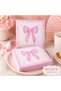 Bow Patterned 2-Layer Napkin 33X33 cm 16 Pieces – Red, Purple, Black and Pink Color Options - 2