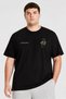 Men Sportswear Fit Short Sleeve Outdoor T-Shirt, Black