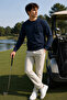 Navy Blue Embroidered Standard Men's Sweatshirt - 4
