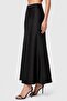 Boss Women Solid Maxi Skirt, Black - 4