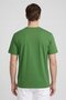 Men Crew Neck Short Sleeve Solid T-Shirt, Green - 4