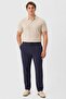 Boss Men Slim Fit Solid Straight Leg Pants, Dark Navy - 2