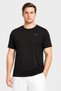 Men Sportswear Fit Short Sleeve Outdoor T-Shirt, Black