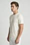 Men Crew Neck Short Sleeve Solid T-Shirt, White - 3