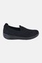 Women Super-Q Knit Slip On Casual Shoes, Black - 3