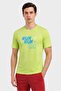 Men Sportswear Fit Short Sleeve Running T-Shirt, Lime