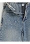 Vizyon New Season Indigo Stone Wideleg Girls' Jean Pants - 5