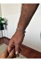 Silver Color Steel, Knitted Pattern Men's Bracelet That Fits Any Skin Tone and Wrist-022 - 2