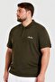 Men Regular Fit Solid Short Sleeve Polo Shirt, Olive - 3